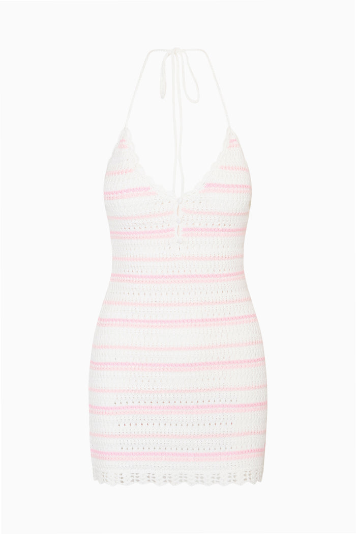Lilibelle Cotton Crochet Mini Dress
