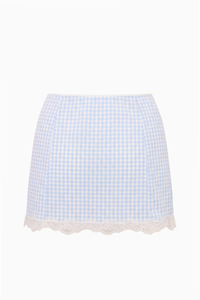 Lilosa Gingham Swim Skirt