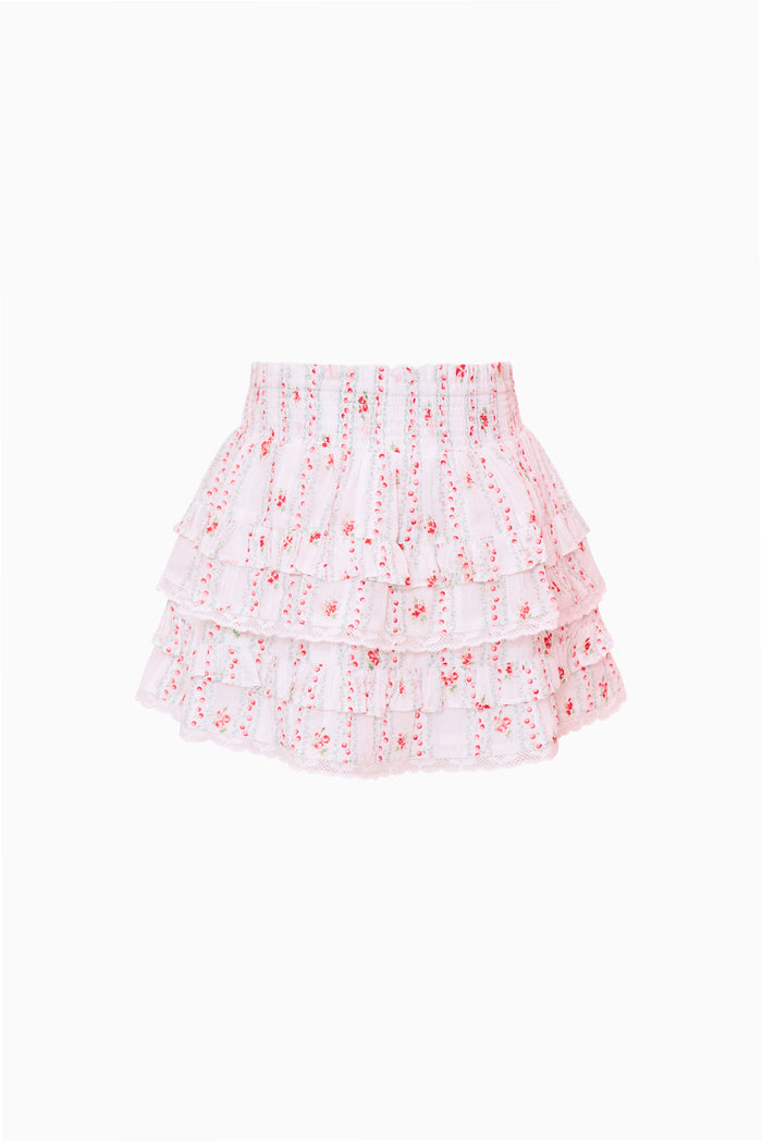 Little Girls Cherry Stripe Billie Skirt
