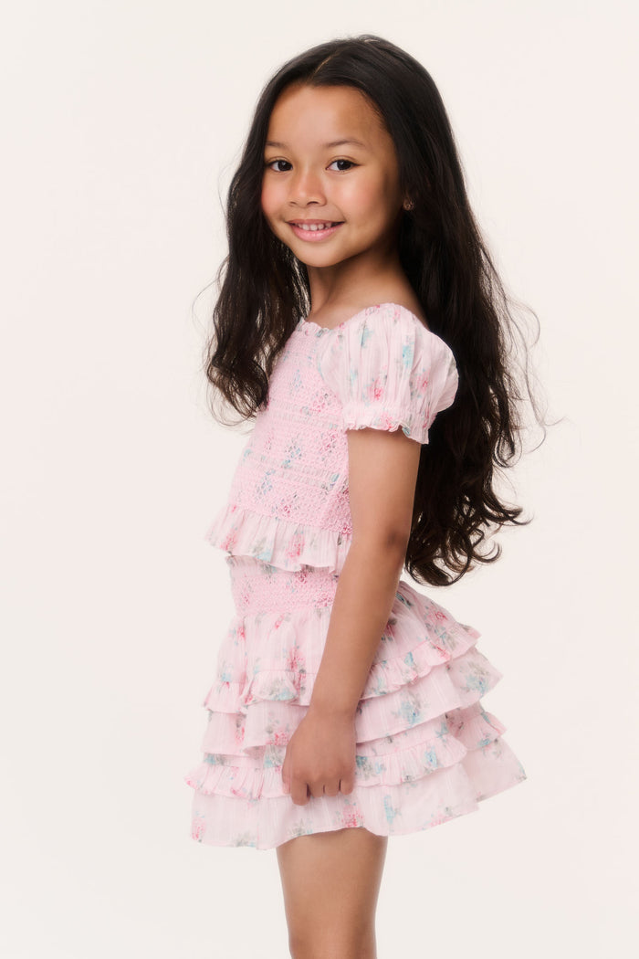 Little Girls Eau de Rose Billie Skirt