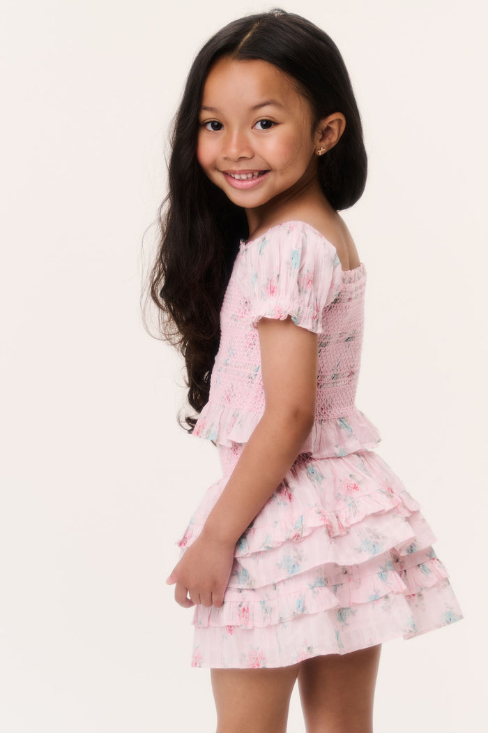 Little Girls Eau de Rose Billie Skirt