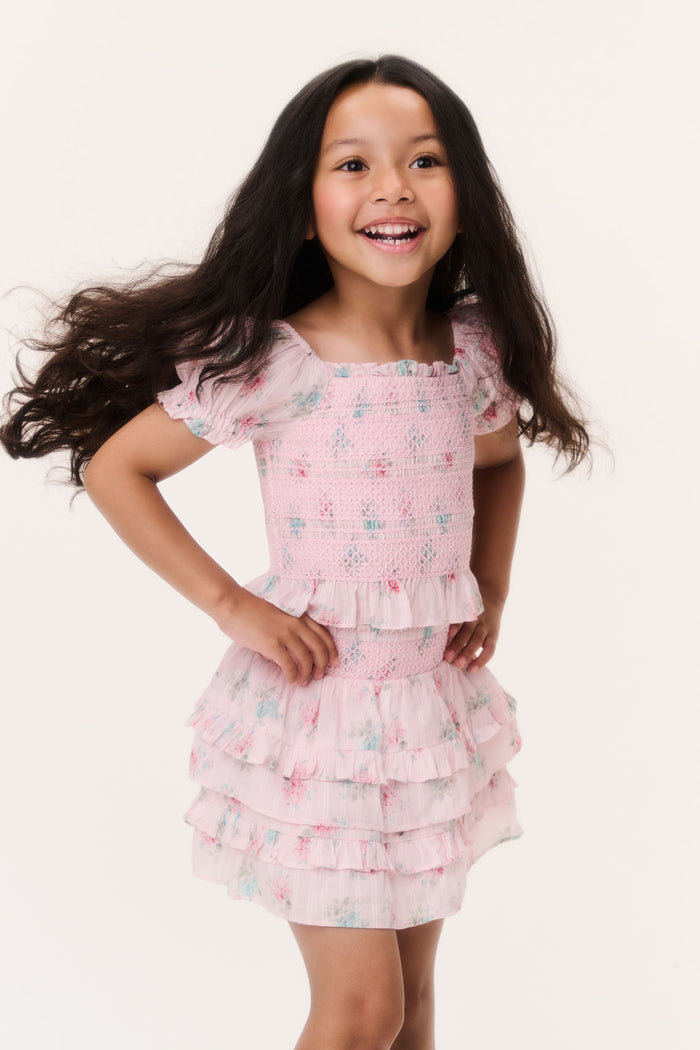 Little Girls Eau de Rose Fabielle Top