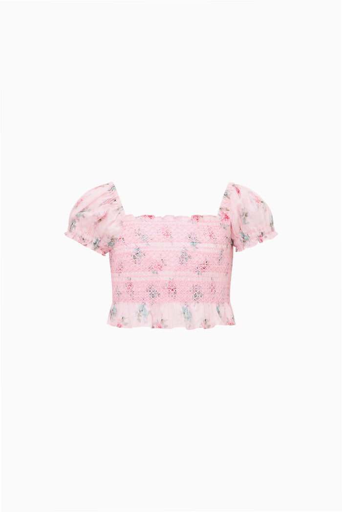 Little Girls Eau de Rose Fabielle Top