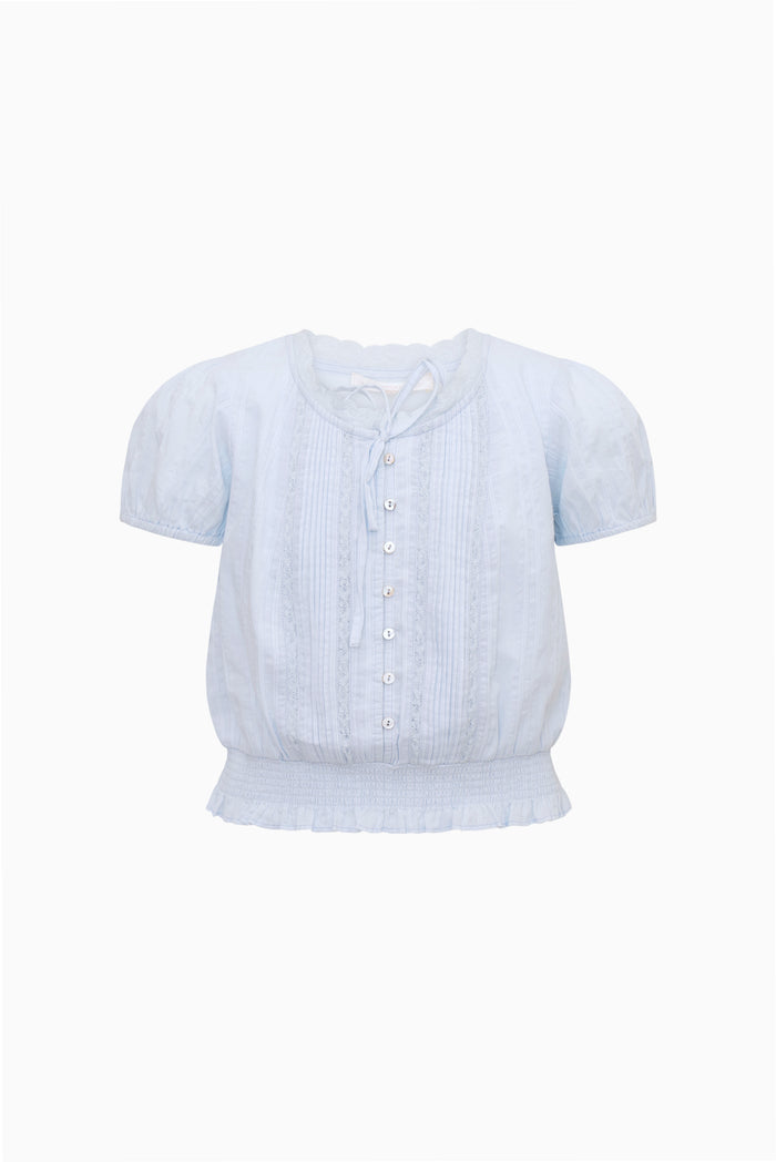 Little Girls Shoreline Cotton Top