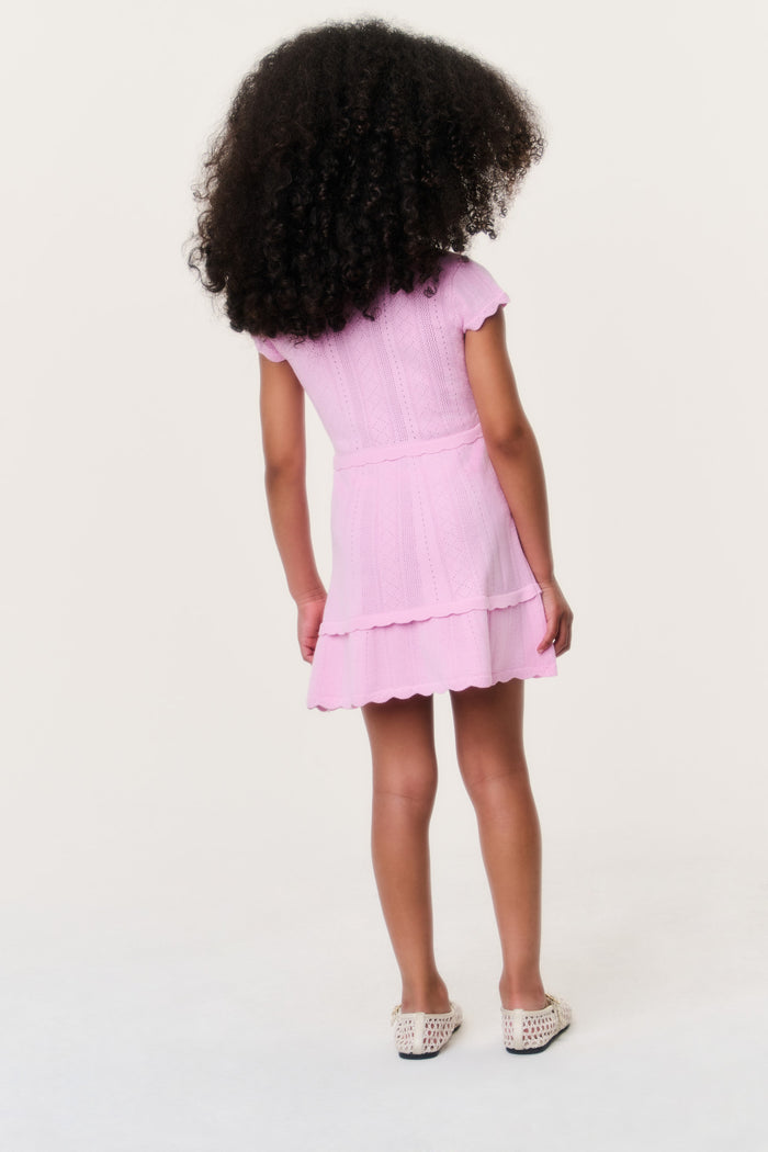 Little Girls Stretch Pointelle Jovie Dress