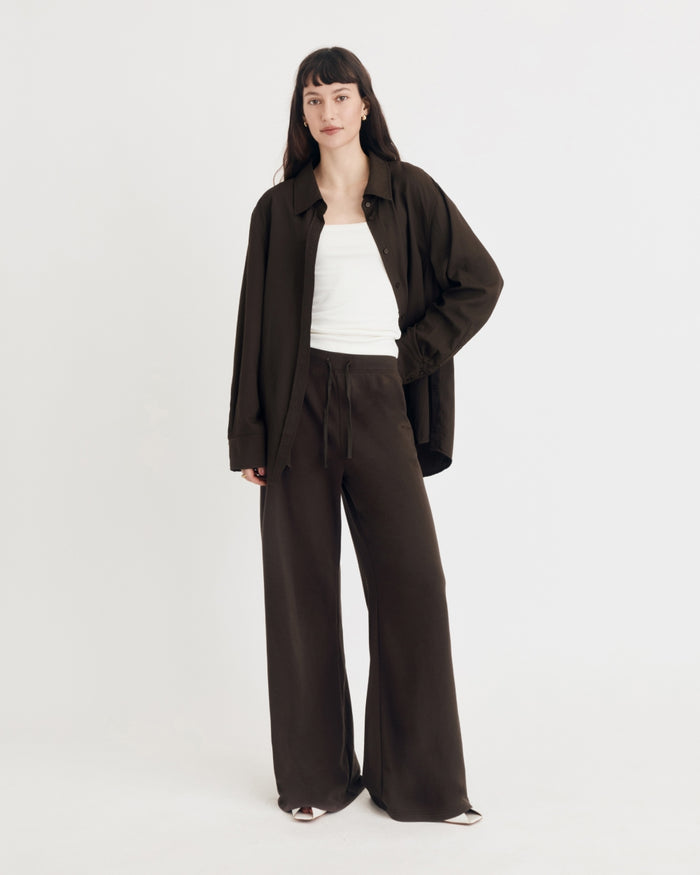 LOLA SHIRT ESPRESSO BROWN