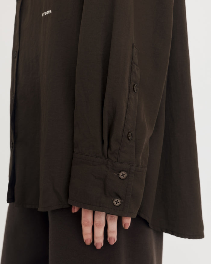 LOLA SHIRT ESPRESSO BROWN