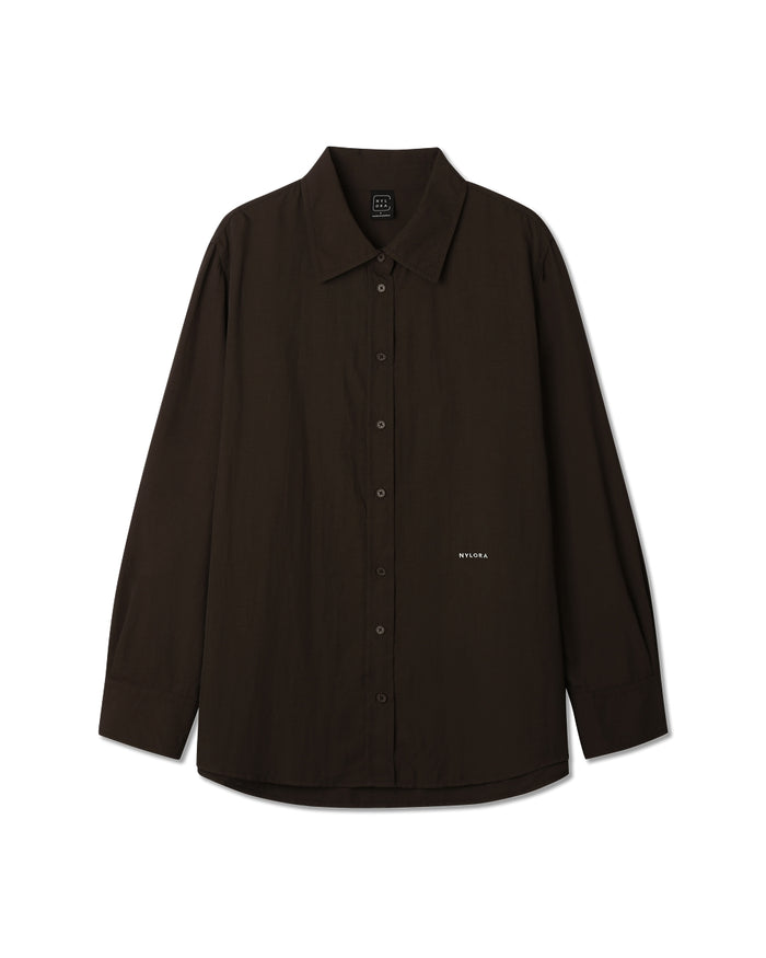 LOLA SHIRT ESPRESSO BROWN