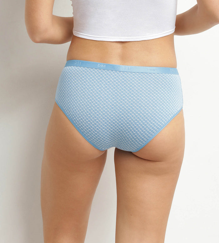 Lot de 3 boxers femme coton stretch logo Dim Les Pockets