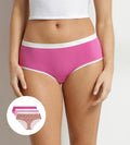 Lot de 3 boxers femme coton stretch motif vichy Les Pockets