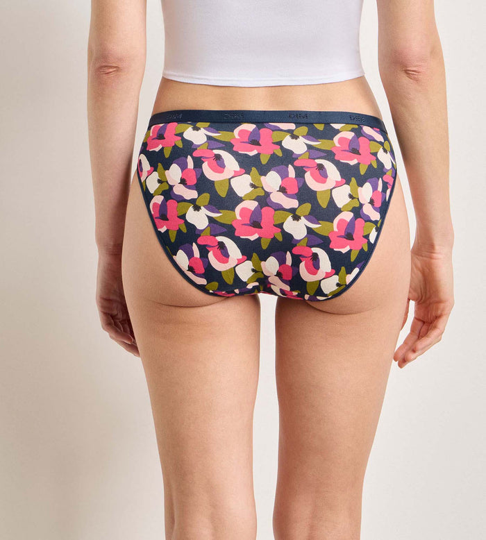 Lot de 3 culottes floral chic Les Pockets Coton