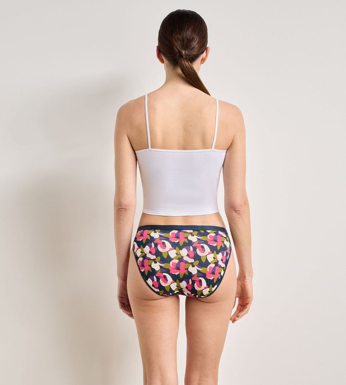 Lot de 3 culottes floral chic Les Pockets Coton