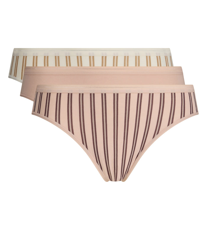 Lot de 3 culottes voile rose Dim x Ines de la Fressange