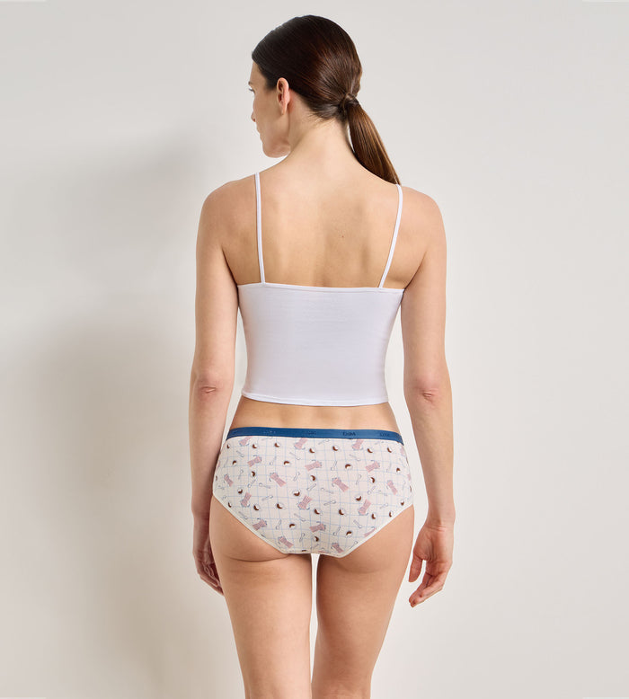 Lot de 3 shortys matin doux Les Pockets Coton