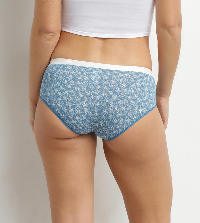 Lot de 5 boxers femme coton stretch imprimés marins Les Pockets
