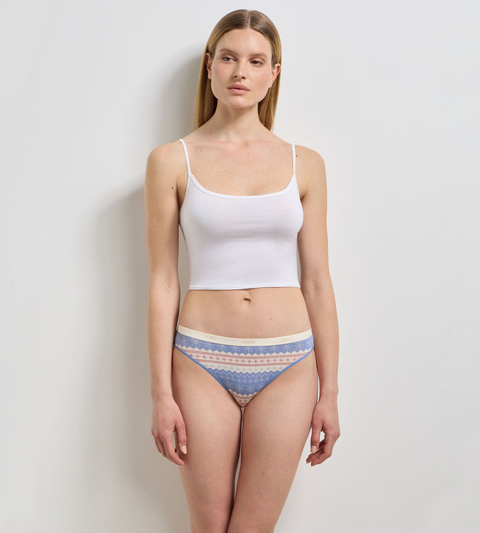 Lot de 5 culottes neige brune Les Pockets Coton