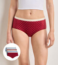 Lot de 5 shortys neige brune Les Pockets Coton