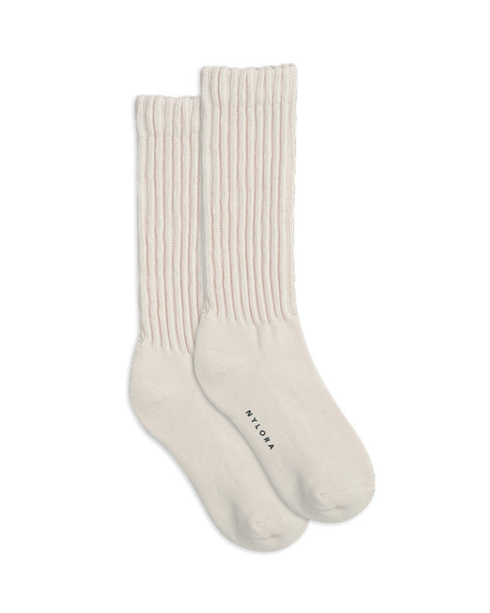 LOU SLOUCHY SOCKS CREAM