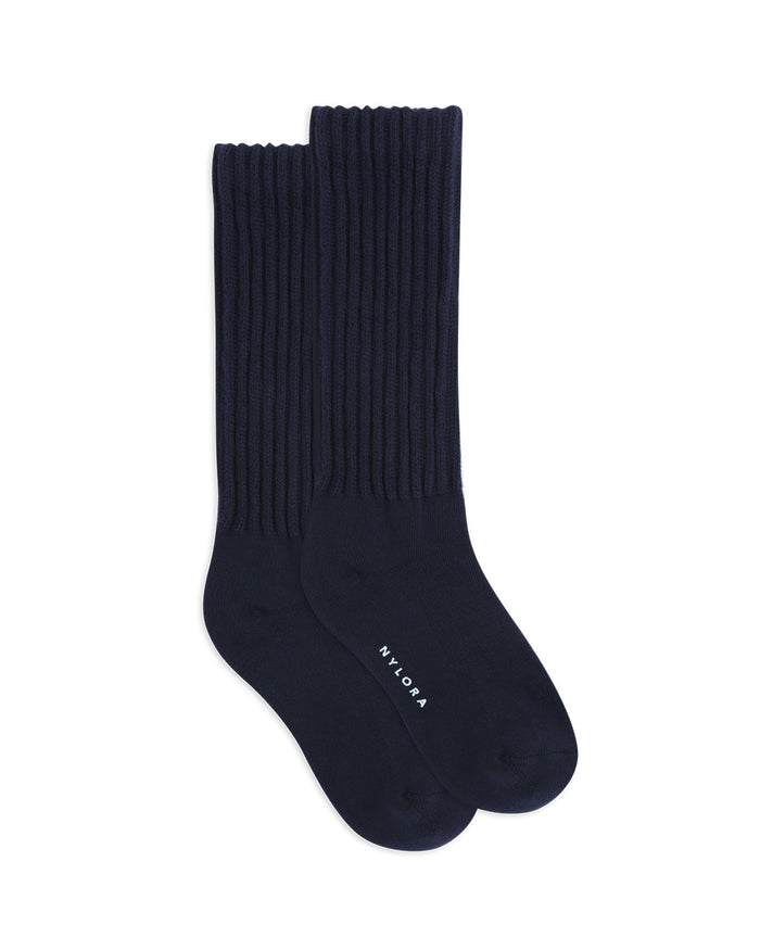 LOU SLOUCHY SOCKS NAVY