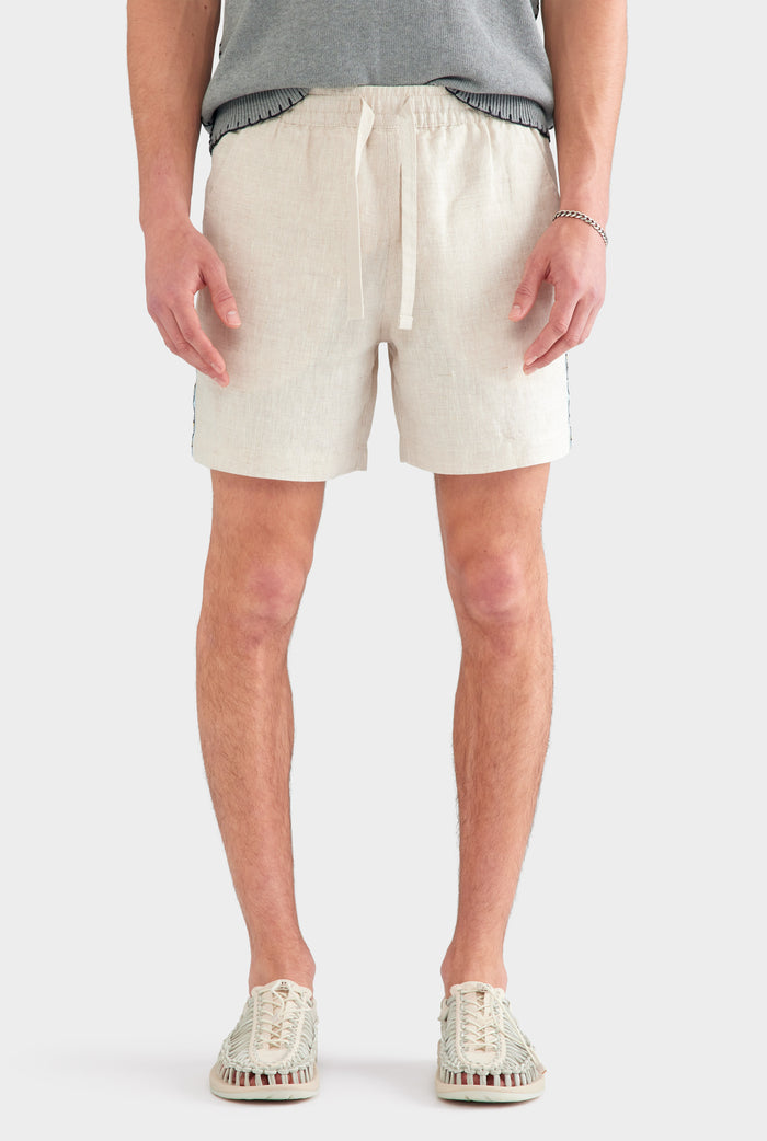 Lounge Short - Sand/Geo Tape