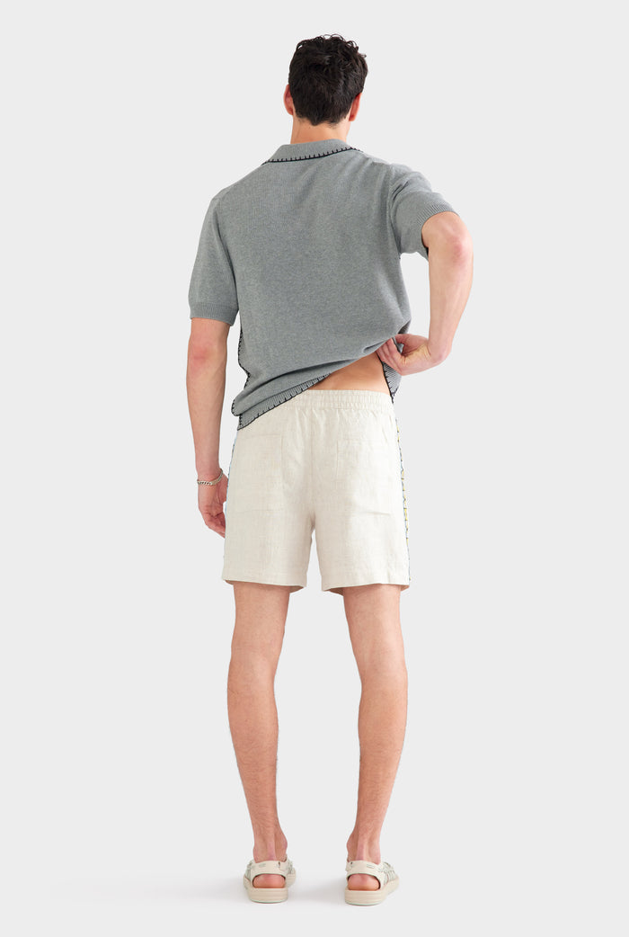 Lounge Short - Sand/Geo Tape