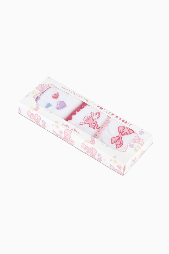 LoveShackFancy x Roller Rabbit Ruffle Sock Set