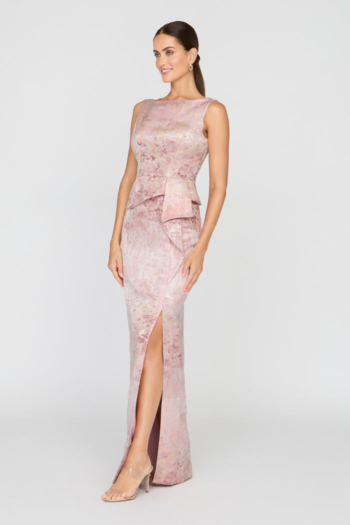 Luciana Column Gown