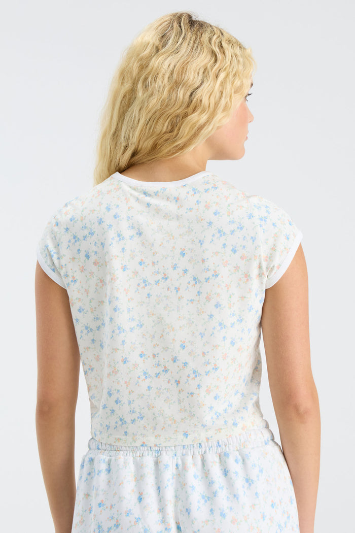 Marykate Ringer Tee - BLUE CRUSH