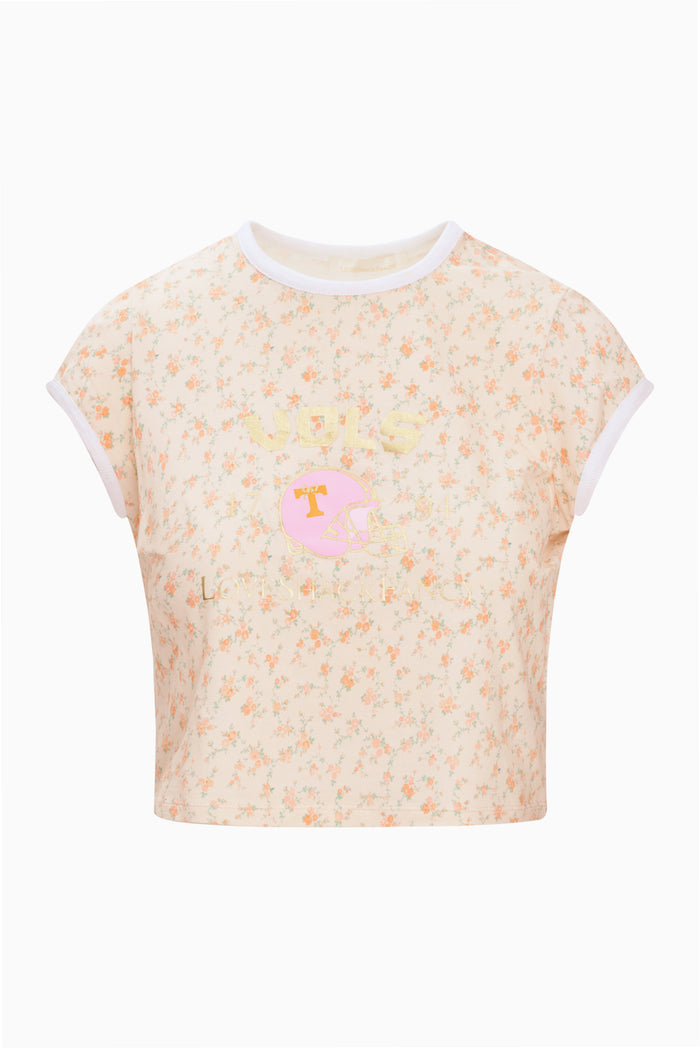 Marykate Ringer Tee - ORANGE BREEZE