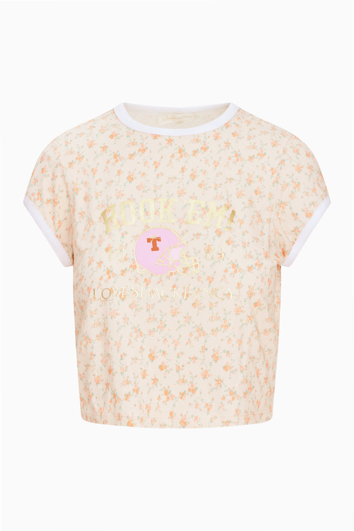 Marykate Ringer Tee - ORANGE SUGAR