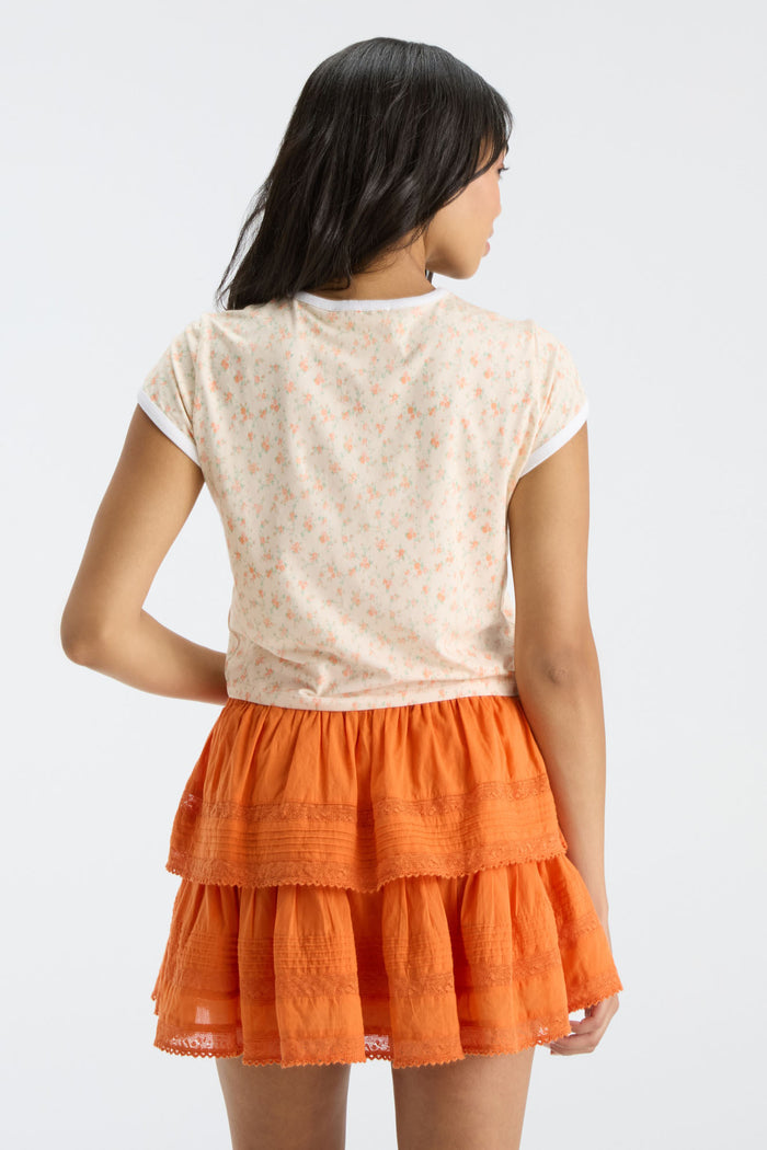 Marykate Ringer Tee - SWEET CITRUS