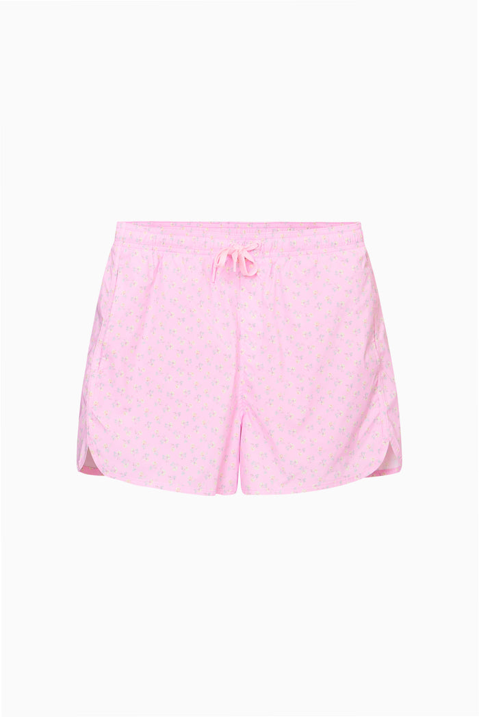 Mens Kai Printed Swim Shorts - POLAROID ROSE