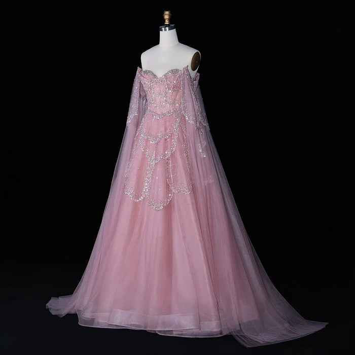 Mint Green Beaded Tulle Sweetheart Ball Gown Prom Dress SS215 Sheer Fairy