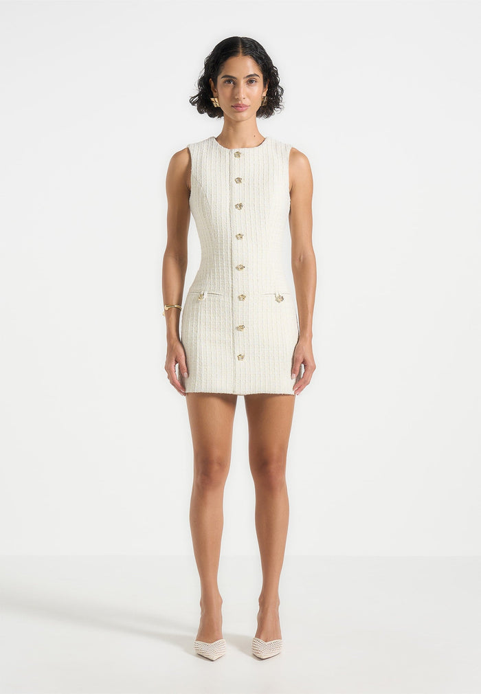nadine-tweed-mini-dress-cream