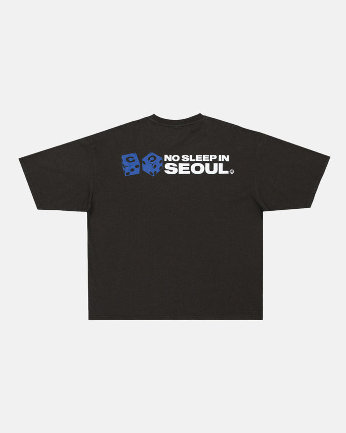 NO SLEEP SEOUL TEE BALTIC BLUE - COLD CULTURE