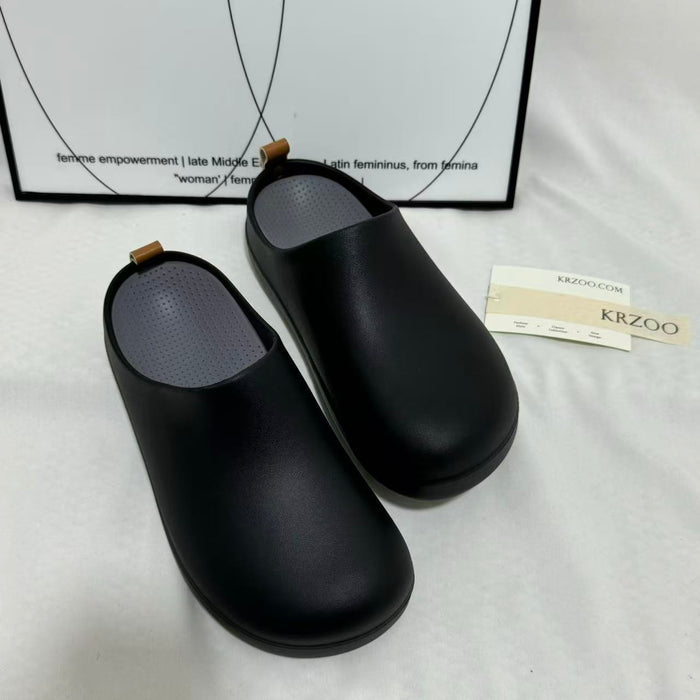 Non-Slip Closed-toe Slippers