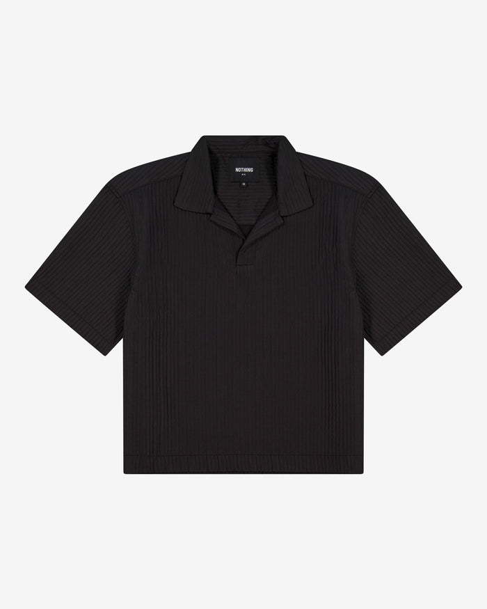 Nothing Boxy Pintuck Polo | Tar