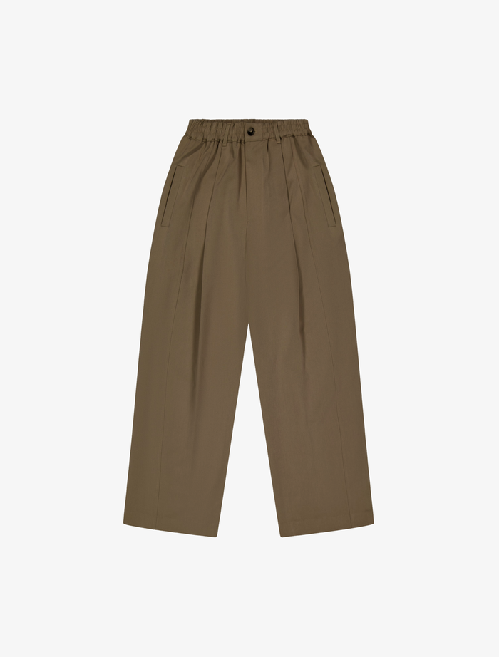 Nothing Draped Pleated Pants | Brown