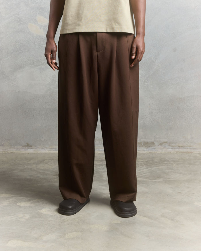 Nothing Draped Pleated Pants | Brown