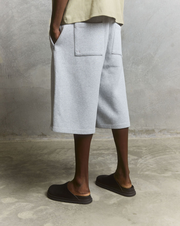 Nothing Form Longline Shorts | Grey Marle