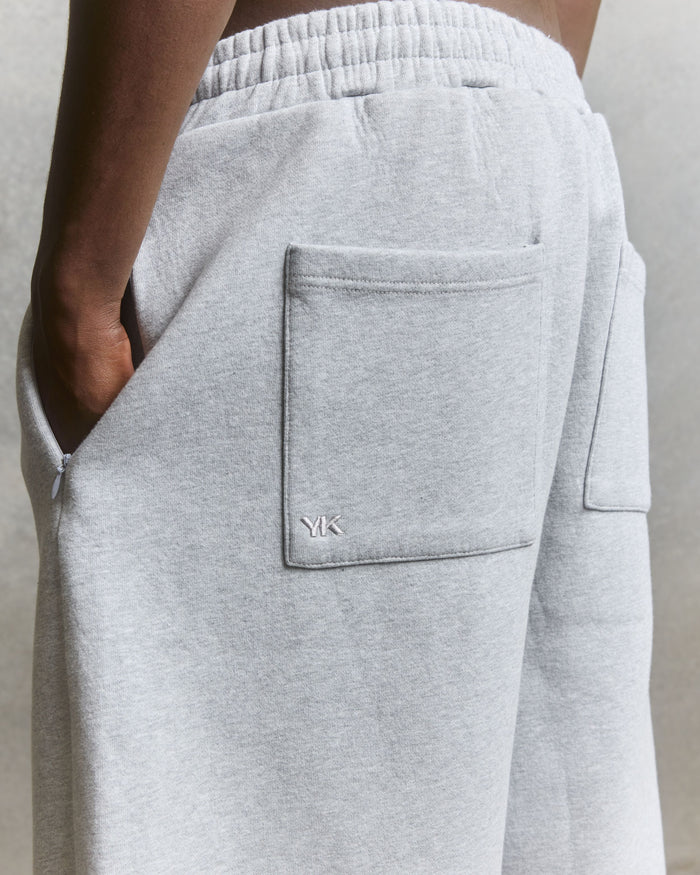 Nothing Form Longline Shorts | Grey Marle