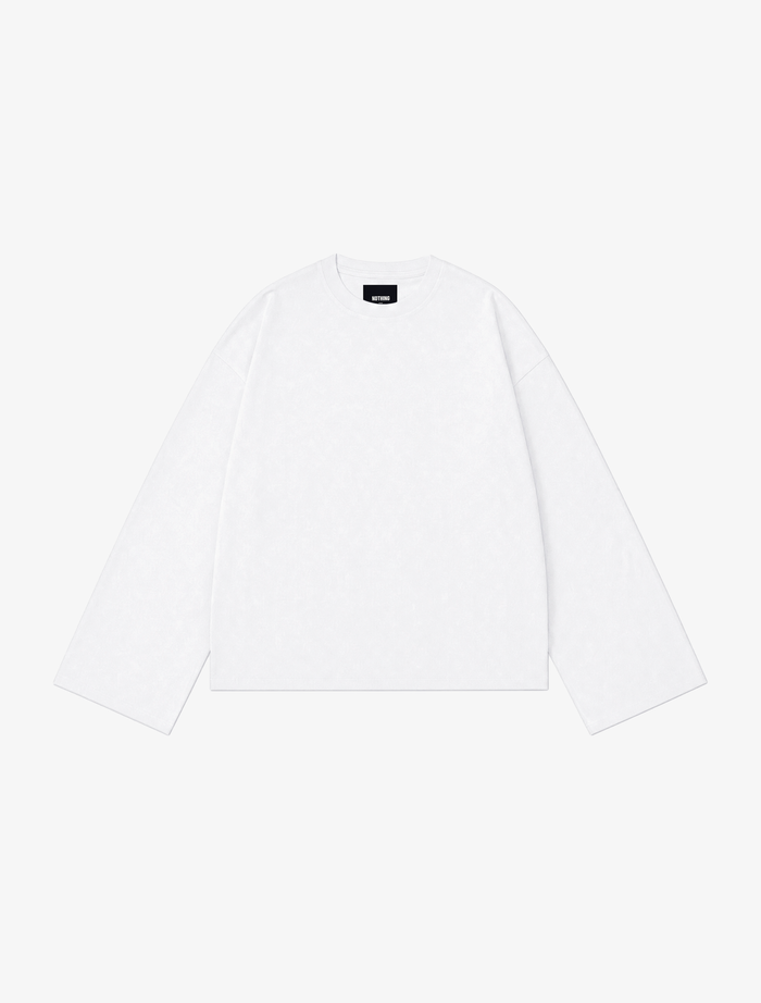 Nothing Wide Long Sleeve Tee | Cloud White