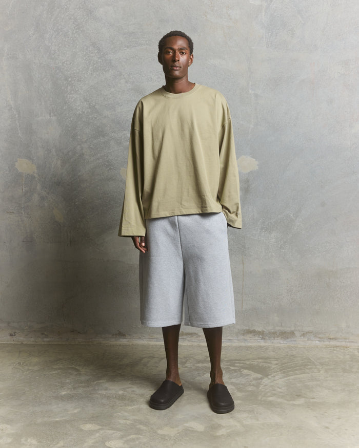 Nothing Wide Long Sleeve Tee | Moss