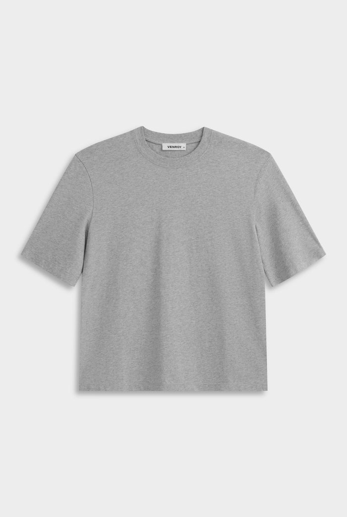 Oversized T Shirt - Grey Marl