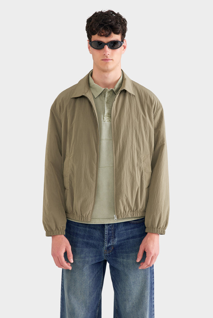 Padded Ripstop Jacket - Olive