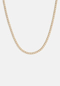 Palais Fine Tennis Necklace - Gold - Jewellery - Saint Valentine