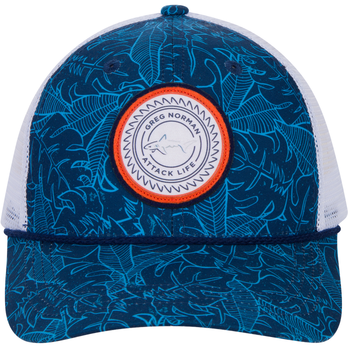 TROPICAL BLUE/WHITE