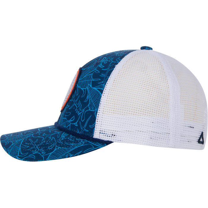 TROPICAL BLUE/WHITE