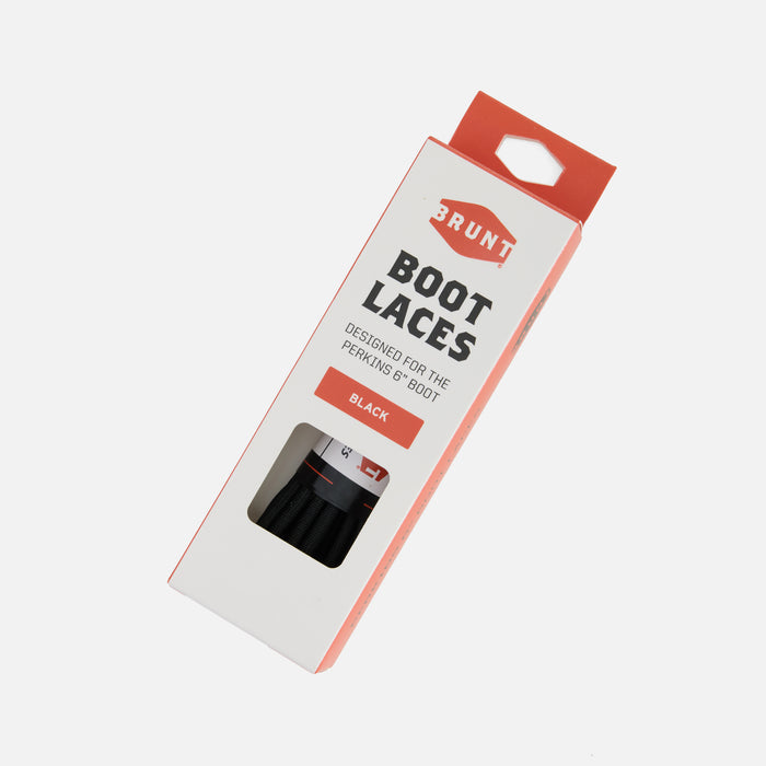 BRUNT perkins replacement laces in packaging in black