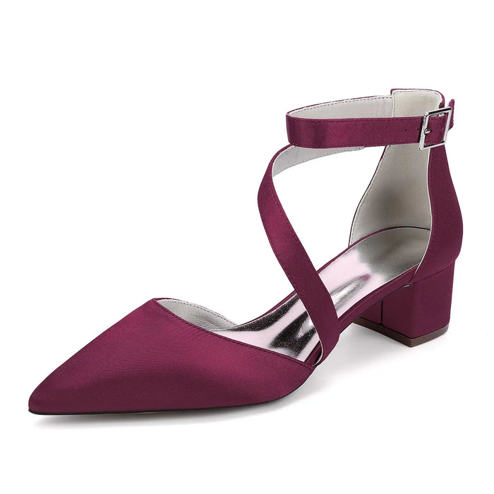Pointed Toe Bridal Heels Shoes for Wedding & Prom HH30 Sheer Fairy